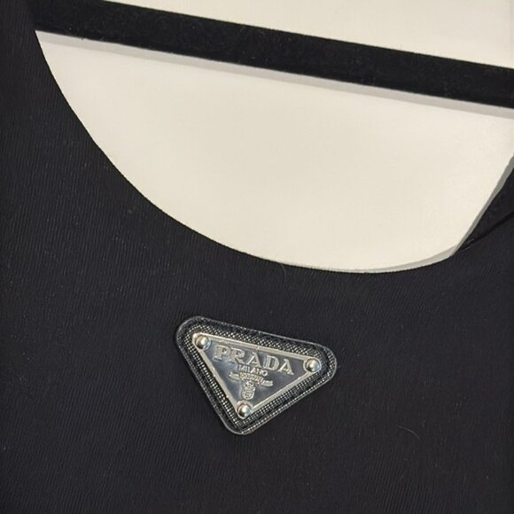 Prada Black Crop Top - Picture 3 of 4
